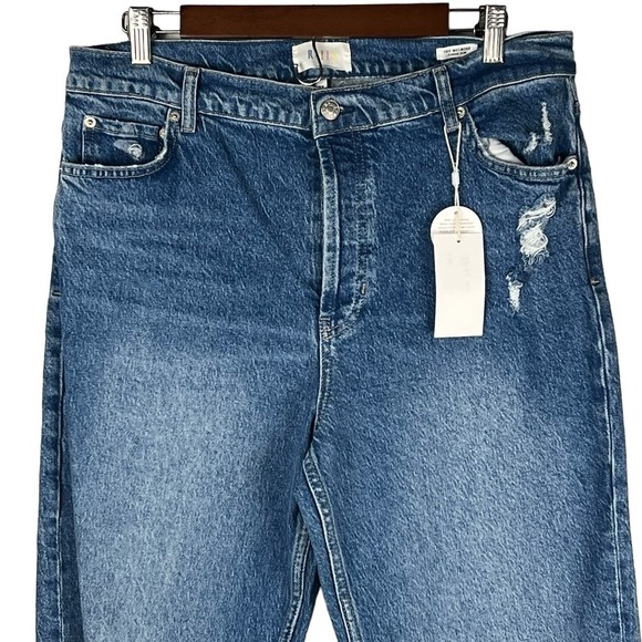 RAILS THE MELROSE CLASSIC SLIM BUTTON FLY JEANS IN ARTIC DISTRESS NWT WOMEN'S 32 - Picture 4 of 16